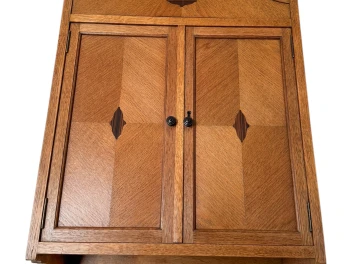 Art Deco Amsterdamse School Wall Cabinet by 't Woonhuys Amsterdam, 1920s